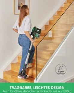 Akku Staubsauger Kabellos, Vactidy V8 Kabelloser Staubsauger Mit Abnehmbarem Akku, 22KPa Saugkraft Für Hartholzböden, Bis Zu 35min Laufzeit, Leichter Staubsauger Für Teppich- Und Tierhaarreinigung -Kaufland Verkäufe a2b8a53da612ffb5b38a352edfddee32