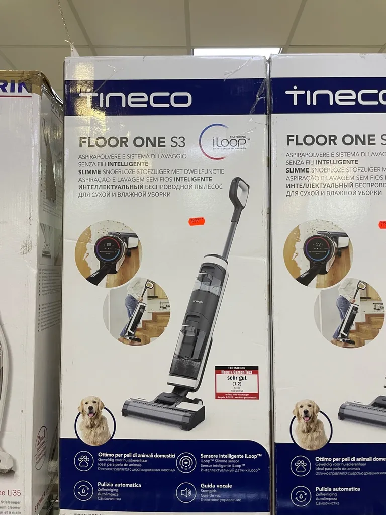 TINECO Floor One S 3 Nass- & Trockensauger Staubsauger Schwarz 4 TINECO Floor One S 3 Nass- & Trockensauger Staubsauger Schwarz – Bild 2