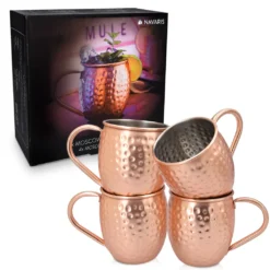 Navaris Moscow Mule Becher 4er Set - 4x Kupferbecher Für Moskau Mule Gin Bier - Cocktail Mug Gehämmert - Tasse Aus Edelstahl Mit Kupfer 13 Navaris Moscow Mule Becher 4er Set - 4x Kupferbecher Für Moskau Mule Gin Bier - Cocktail Mug Gehämmert - Tasse Aus Edelstahl Mit Kupfer -Kaufland Verkäufe a3108ea2262b3fb71dae320f852e98a9