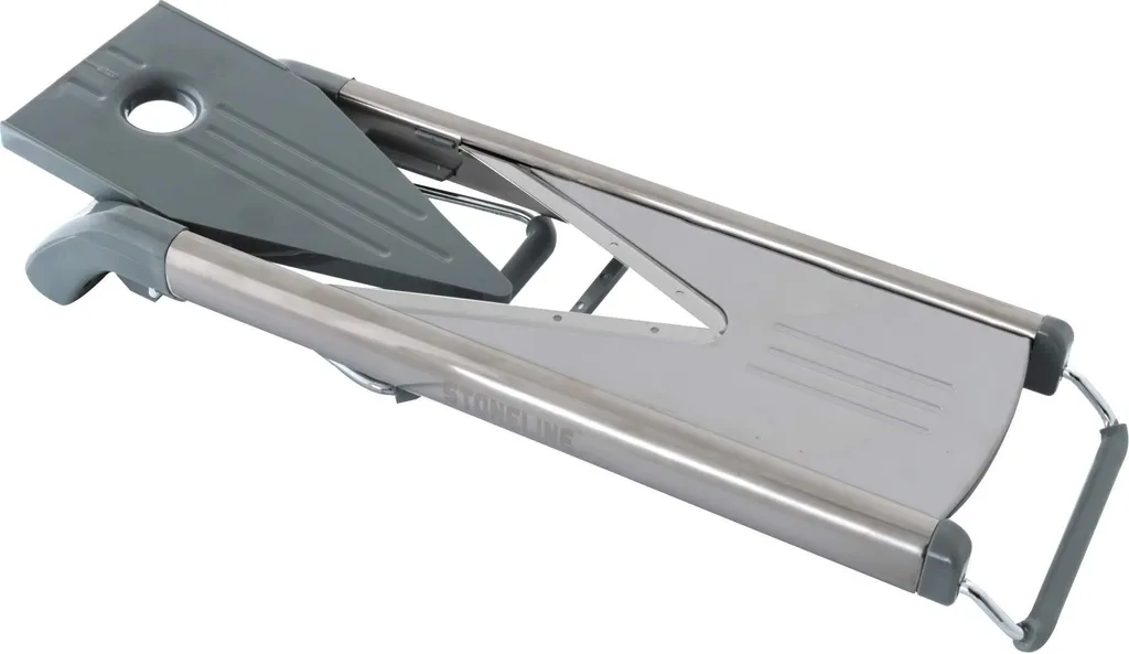 Stoneline Edelstahl Gemüsehobel Mit 5 Schneideinsätzen 5 Stoneline Edelstahl Gemüsehobel Mit 5 Schneideinsätzen – Bild 3