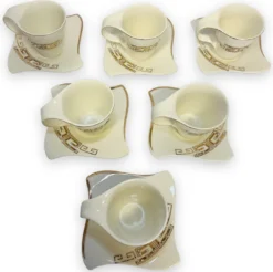 12-teiliges Medusa Mäander Kaffeeservice Mit Goldschliff Kaffeetassen Für 6 Personen 6 Tassen + 6 Untertassen Weiß-Gold Genießen Servieren Kaffee 11 12-teiliges Medusa Mäander Kaffeeservice Mit Goldschliff Kaffeetassen Für 6 Personen 6 Tassen + 6 Untertassen Weiß-Gold Genießen Servieren Kaffee -Kaufland Verkäufe a37ce12b59dff01d4decb393ba704814