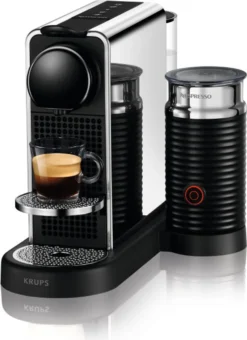 Krups NES CITIZ PLATINUM & MILK XN630, Pad-Kaffeemaschine, 1 L, Kaffeekapsel, 1260 W, Edelstahl