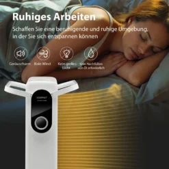 COSTWAY 1500W Ölradiator 5-35℃ Für 20m² Mit 3 Heizstufen Ölheizung Elektrisch 7 Rippen Energiesparend, Heizkörper Mobil, Überhitzungsschutz Weiß -Kaufland Verkäufe a38e07c9f62ae1607b51df01a627bd36