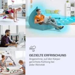 Klarstein Skyscaper Ice Smart Klimaanlage 4-in-1: Luftkühler, Ventilator, Luftbefeuchter & Ionisation - 6 L Wassertank - Oszillation - 30 W - 210 M³/h - Timer - Klimagerät Ohne Abluftschlauch - Mobiles Klimagerät 14 Klarstein Skyscaper Ice Smart Klimaanlage 4-in-1: Luftkühler, Ventilator, Luftbefeuchter & Ionisation - 6 L Wassertank - Oszillation - 30 W - 210 M³/h - Timer - Klimagerät Ohne Abluftschlauch - Mobiles Klimagerät -Kaufland Verkäufe a3db1cf77df387c0c14725afcfae9f1a 1