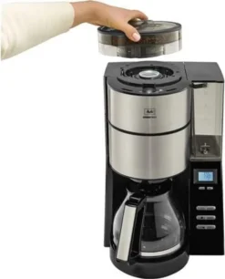 MELITTA 1021-02 Aroma Fresh Kaffeeautomat Mit Timer Und Mahlwerk Schwarz, Farbe:Schwarz -Kaufland Verkäufe a425ddb481bb2851a56c215e7dddb640