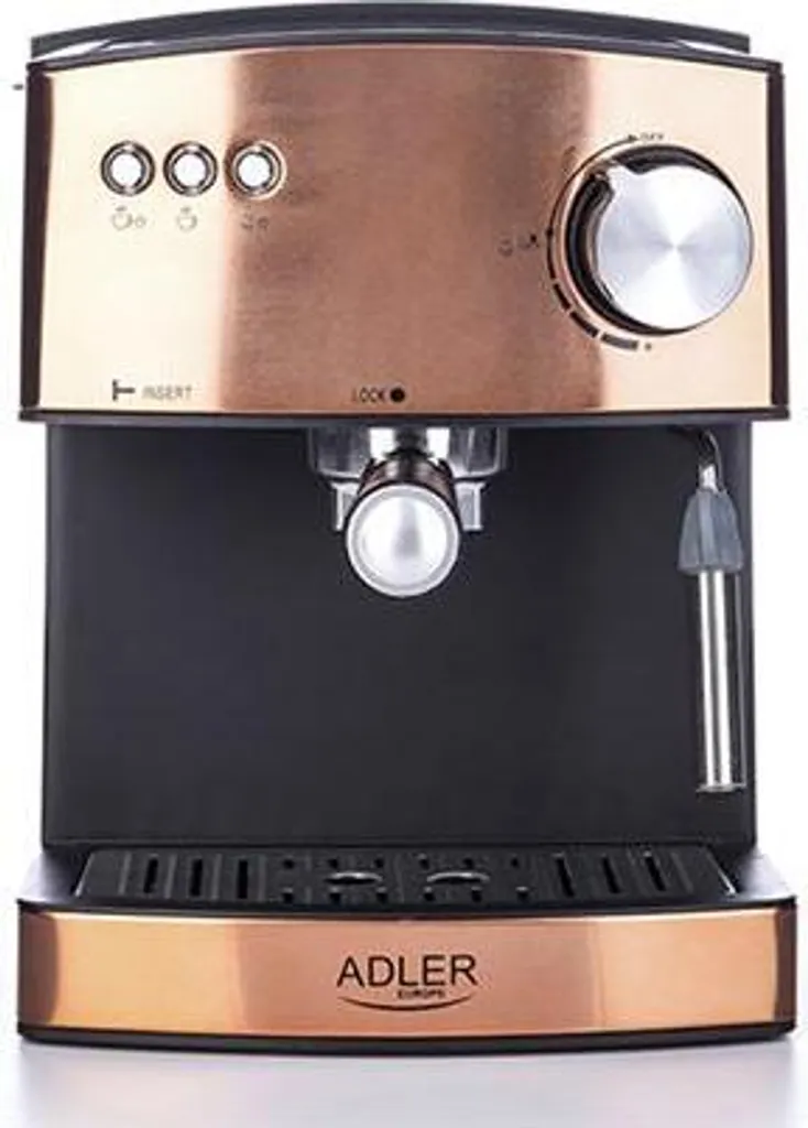 Adler Espressomaschine | Kaffeemaschine | Milchaufschäumer | Cappuccinomaschine | Siebträger Espressomaschine | Elektrische Espressomaschine | Bronze Design | 1,6L Wassertank | 850 Watt |15 Bar | 5 Adler Espressomaschine | Kaffeemaschine | Milchaufschäumer | Cappuccinomaschine | Siebträger Espressomaschine | Elektrische Espressomaschine | Bronze Design | 1,6L Wassertank | 850 Watt |15 Bar | – Bild 3