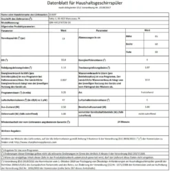 Sharp - QW-HX12F47EW-DE - Stand-Geschirrspüler - Weiß - 60 Cm -Kaufland Verkäufe a48b7c0e47346b88824670baa5783d11