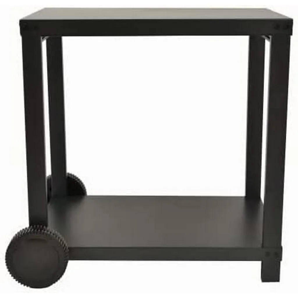 COOKINGBOX Rollwagen Für Plancha Mit Klappbaren Regalen - Stahl - Schwarz 6 COOKINGBOX Rollwagen Für Plancha Mit Klappbaren Regalen - Stahl - Schwarz – Bild 4