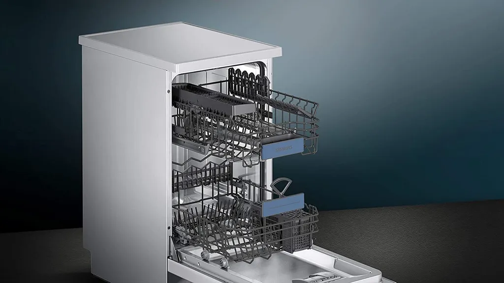 Siemens SR23EW28KE IQ300 Freihstehender Geschirrspüler / D / 63 KWh / 9 MGD / Smart Home Kompatibel Via Home Connect / Hygiene Plus Programm / VarioSpeed Plus 7 Siemens SR23EW28KE IQ300 Freihstehender Geschirrspüler / D / 63 KWh / 9 MGD / Smart Home Kompatibel Via Home Connect / Hygiene Plus Programm / VarioSpeed Plus – Bild 5