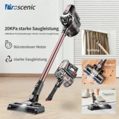 Proscenic New Vision P8 Plus Akku Staubsauger, 3-in-1 Handstaubsauger, 150W Kabeloser Staubsauger, 2,200 MAh Abnehmbarer Akku, Bis Zu 40 Minuten Laufzeit, Geeignet Für Tierhaare -Kaufland Verkäufe a630eeca3f0ea2208f2c6a1a48b70b73