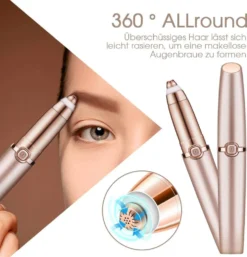 Augenbrauen Rasier Elektrischer, Wiederaufladbarer Augenbrauen Trimmer Augenbrauen Epilierer Gelten Lippen-Nase-Gesichtshaarentferner FüR Frauen -Kaufland Verkäufe a6bd1d4e8114b401fad3e05e7e9e0b73