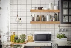 Sharp YC-MG02E-W, Arbeitsplatte, 20 L, 800 W, Berührung, Blau, Weiß, 1000 W 13 Sharp YC-MG02E-W, Arbeitsplatte, 20 L, 800 W, Berührung, Blau, Weiß, 1000 W -Kaufland Verkäufe a737512d52b632a1534b9cc27bb14605