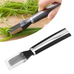 Manueller Zwiebelschneider Aus Edelstahl Zwiebelschneider Kräuterhacker Zwiebelschneider Gemüseschneider Gemüse Obst