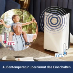 SUNTEC Mobiles Lokales Klimagerät CoolFixx 2.6 Eco R290 | Für Räume Bis 80 M3 (34 M2) | Inkl. Abluftschlauch | Kühler Und Entfeuchter Mit ökologischem Kühlmittel R290 | 9.000 BTU/h, EEK A -Kaufland Verkäufe a7bc2c420600443eb92baaba705ee8bc