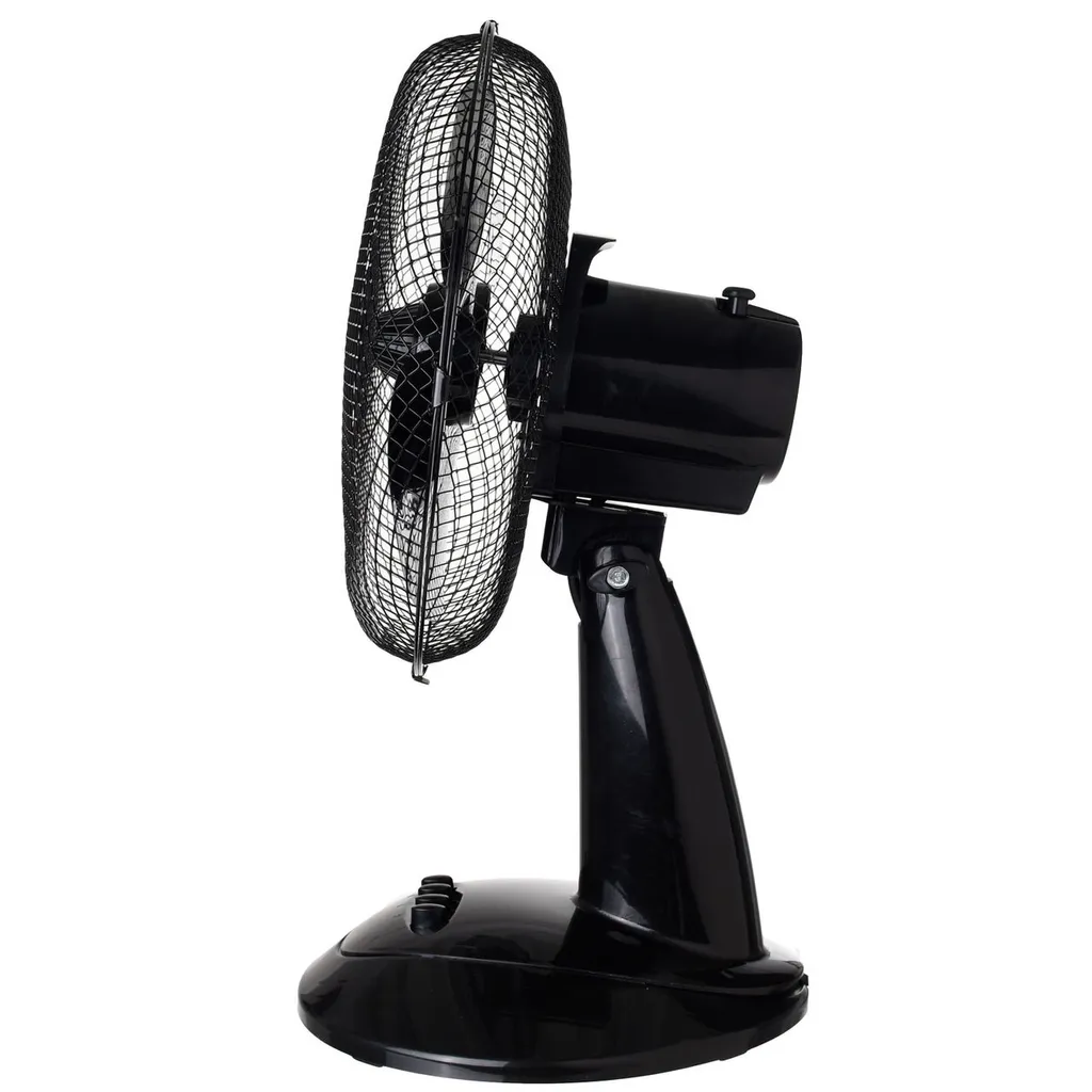 LEX XXL Tischventilator Ventilator Ø30 Cm, 3 Geschwindigkeiten, Oszillation, 50cm, Farbe:Schwarz 8 LEX XXL Tischventilator Ventilator Ø30 Cm, 3 Geschwindigkeiten, Oszillation, 50cm, Farbe:Schwarz – Bild 6