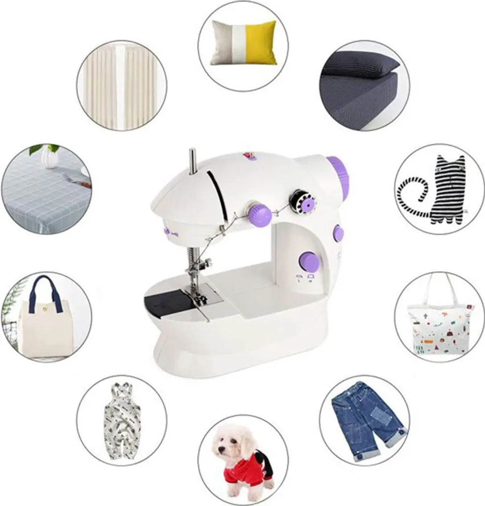 Elektrische Nähmaschine Tragbar Mini-Nähmaschine 2 Geschwindigkeit Mini Und Reisenähmaschine Nähen Maschine Doppelgewinde Foot Pedal Fusspedal Retoo 15 Elektrische Nähmaschine Tragbar Mini-Nähmaschine 2 Geschwindigkeit Mini Und Reisenähmaschine Nähen Maschine Doppelgewinde Foot Pedal Fusspedal Retoo – Bild 13