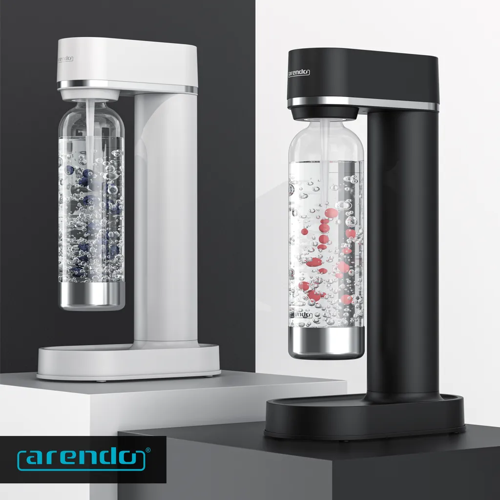 Arendo Wassersprudler 850 Ml – Inkl. 2 850 Ml Wasserflaschen - Carbonator - Fein Dosierbar – Kompatibel Mit 60 L CO2 Zylindern 8 Arendo Wassersprudler 850 Ml – Inkl. 2 850 Ml Wasserflaschen - Carbonator - Fein Dosierbar – Kompatibel Mit 60 L CO2 Zylindern – Bild 6