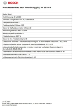 Bosch Serie 4 DHL555BL Lüfterbausteine - Silber -Kaufland Verkäufe a973f4a26f97f669f01e040f23f63245