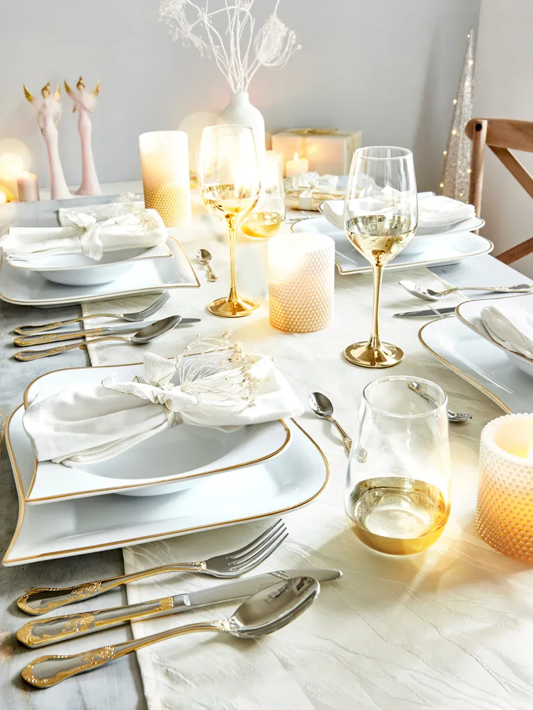 CreaTable 23462 Golden Days Sektglas 170 Ml, Klar (4er Pack) 5 CreaTable 23462 Golden Days Sektglas 170 Ml, Klar (4er Pack) – Bild 3