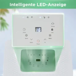 Merax 3in1 Mobile Klimagerät 9000 BTU Klimaanlage Mit Entfeuchtung, Fernbedienung Und Abluftschlauch, Klimaanlage Für Räume Bis 100 M³, Ventilationsfunktion Und 24h-Timer, 1003W[EEK A] -Kaufland Verkäufe aa3046d4f40944bd785420129372d576