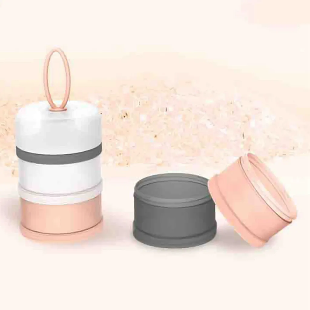 4 Schichten Tragbarer Milchpulverbehälter, Kann Gestapelt Werden, Babynahrungsbehälter Für Pulver 480 Ml 4 4 Schichten Tragbarer Milchpulverbehälter, Kann Gestapelt Werden, Babynahrungsbehälter Für Pulver 480 Ml – Bild 2