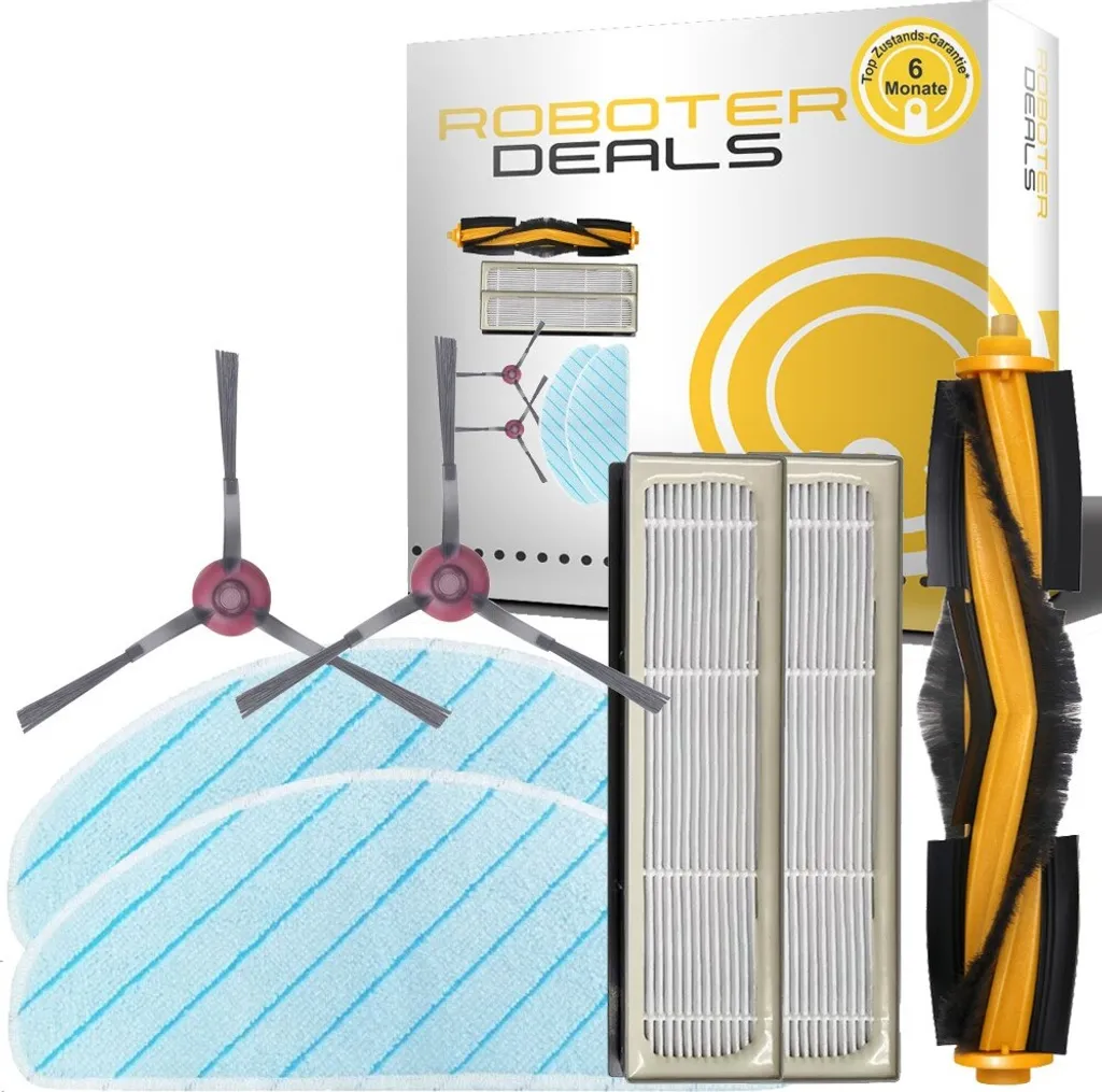 Zubehör Set, Ersatzteile Kit Für Yeedi Vac 2 Pro (2x Seitenbürste, 2x Filter, 2x Pad, 1x Hauptbürste) 3 Zubehör Set, Ersatzteile Kit Für Yeedi Vac 2 Pro (2x Seitenbürste, 2x Filter, 2x Pad, 1x Hauptbürste)