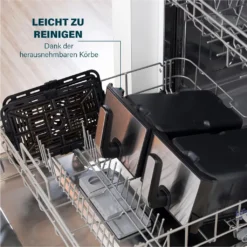 Princess 182074 Doppelkorb Heißluftfritteuse 2x 4 L 2x 1600 W Ohne-Öl Timer -Kaufland Verkäufe aa584bd09d7990d90d3934342a60d360