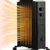 COSTWAY Ölradiator 3 Heizstufen 5-35℃ Für 20㎡, 7 Rippen Heizkörper 1500W, Elektrische Heizung Mobil Mit Thermostat, Überhitzungsschutz & Räder, Schwarz -Kaufland Verkäufe aa660b2c210a013c8cc5767bd464122d