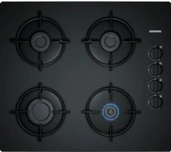 Siemens EO6B6PB10 Gaskochfeld Schwarz Hartglas GAS KOCHFELD HERD