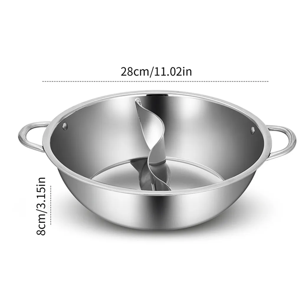 Universaltopf Hot Pot Topf Suppentopf Doppelseitig, Suppen Kochgeschirr, Zwei Geschmack 28*8cm 8 Universaltopf Hot Pot Topf Suppentopf Doppelseitig, Suppen Kochgeschirr, Zwei Geschmack 28*8cm – Bild 6