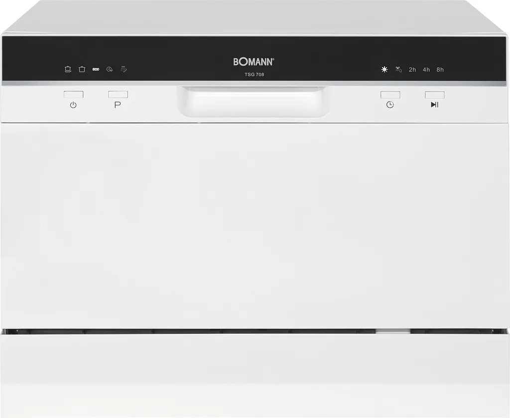 Bomann Tisch-Geschirrspüler TSG 7404 Weiß , 6 Maßgedecke, 5 Programme, LED-Kontrollanzeigen 3 Bomann Tisch-Geschirrspüler TSG 7404 Weiß , 6 Maßgedecke, 5 Programme, LED-Kontrollanzeigen