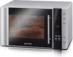 Severin Mikrowelle MW 7775 3-in-1 30 Liter 900 Watt Grill Heißluft Pizzafunktion