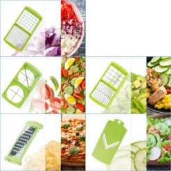 Genius Genus Nicer Dicer Plus (18 Teile) In Kiwi - Obstschneider Zwiebelschneider Pommesschneider; A33884 -Kaufland Verkäufe abfa0719db7494817da634db76d36a28