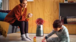 Philips Luftreiniger 3 In 1 AMF220/15 Lüfter 7,5-15-25; Heizung 1250-1500-2200 W, Geeignet Für Räume Bis 42 M², Schwarz -Kaufland Verkäufe ac031af2249c0fa28d007af179ebd7f1