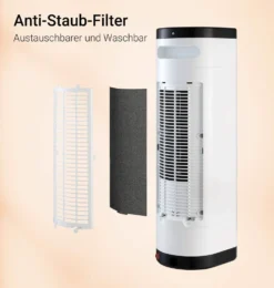 Midea NTH20-17BR Keramik Heizlüfter 2000W Mit Thermostat, Oszillation, 2 Heizstufen, Heizung Mit Ventilator, ECO-Modus, 24H Timer, Integrierter Tragegriff, Horizontales Erhitzen, PTC Heizgerät -Kaufland Verkäufe accc955987927de337b8b763fd77d91d