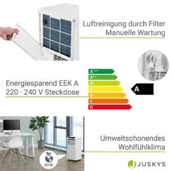 Juskys Lokale Klimaanlage MK950W2 Mit Fernbedienung & Timer - 9000 BTU – 3in1 Klimagerät Zur Kühlung, Ventilation, Entfeuchtung - Energieklasse A 25 Juskys Lokale Klimaanlage MK950W2 Mit Fernbedienung & Timer - 9000 BTU – 3in1 Klimagerät Zur Kühlung, Ventilation, Entfeuchtung - Energieklasse A -Kaufland Verkäufe acd32da15e2e2f59a868986d86f0da24