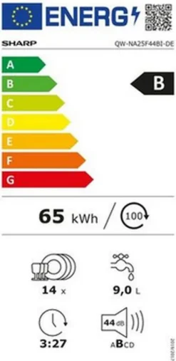 Gecshirrspüler Spülmaschine 14 Maßgedecke AquaStop SHARP QW-NA25F44BI-DE -Kaufland Verkäufe ad1428094b5de7420f6d8e92884c3e54