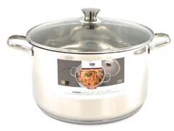 ELO Fleischtopf Mit Deckel Ø16 Cm, Ø20 Cm, Ø24 Cm, Ø28 Cm, Edelstahl, Größe:Ø28 Cm