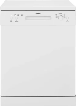Bomann GSP 7406 Standgeschirrspüler, 60cm Breit, 12 Maßgedecke, Unterbaufähig, Startverzögerung, Weiß