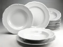 CreaTable 16137 Tafelservice Maria Theresia Für 6 Personen, Porzellan, Weiß (1 Set, 12-teilig) -Kaufland Verkäufe ae7ddb23f3cc40a9cbd14856f1d29330