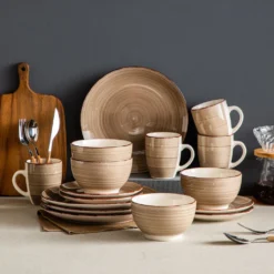 Vancasso Bella Steinzeug Kombiservice, 16 Teilig Geschirrset Für 4 Personen, Mit Je 4 Dessertteller, Speiseteller, Müslischalen, Kaffeebecher, Schokolade -Kaufland Verkäufe b131634be7e9826f5fe31e6f49ce56f3