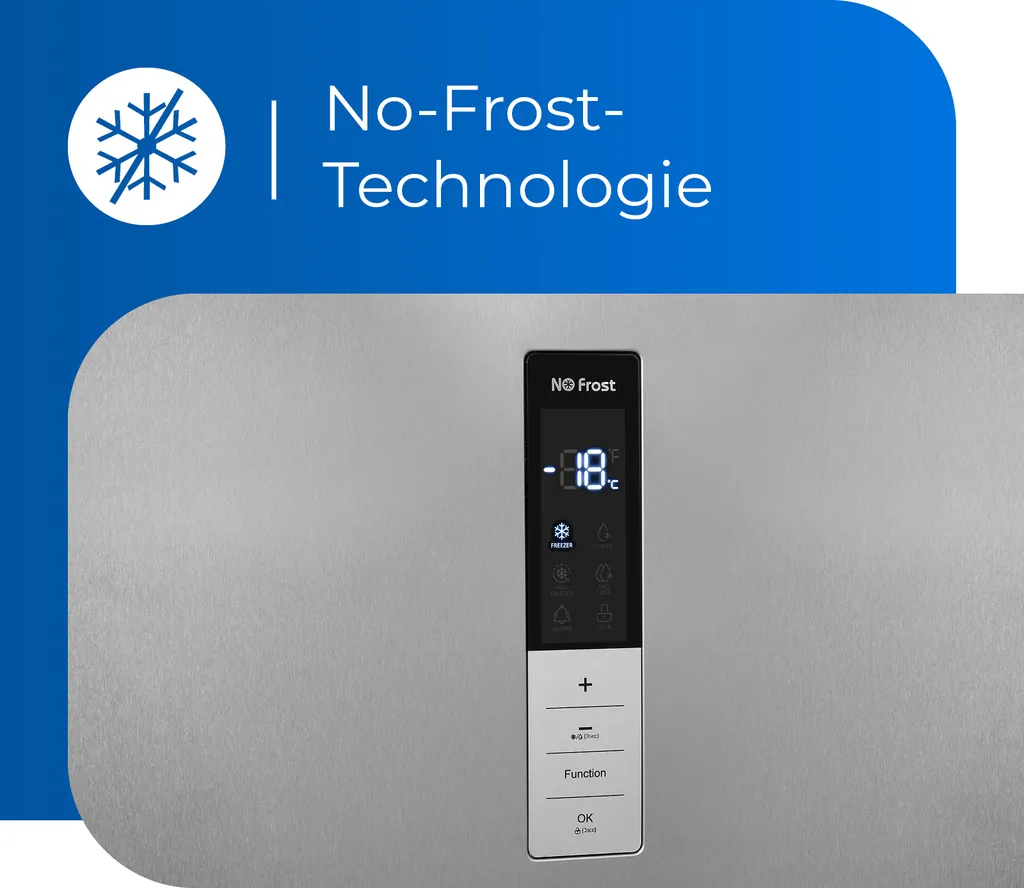 Exquisit Gefrierschrank GS380-NF-H-050E Inoxlook | 380 L Nutzinhalt | Edelstahloptik 5 Exquisit Gefrierschrank GS380-NF-H-050E Inoxlook | 380 L Nutzinhalt | Edelstahloptik – Bild 3