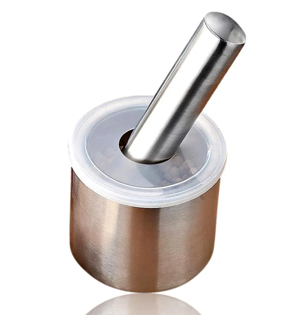 2er Set BAYLI Edelstahl Mörser Mit Stößel & Deckel - Massiver Gewürzmörser Für Die Küche - Bruchfeste Kräutermühle - Gewürzmühle Für Kräuter Und Gewürze - Tabletten Zerkleiner - Tablettenmörser 5 2er Set BAYLI Edelstahl Mörser Mit Stößel & Deckel - Massiver Gewürzmörser Für Die Küche - Bruchfeste Kräutermühle - Gewürzmühle Für Kräuter Und Gewürze - Tabletten Zerkleiner - Tablettenmörser – Bild 3