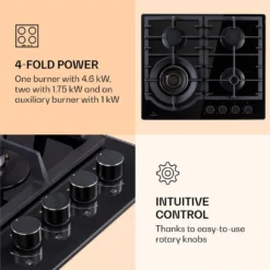Klarstein Ignito Max 4 , Gaskochfeld , 4-flammig Glaskeramik , Ektrische Zündung , Geringere Energiekosten , 9,1 KW , 60 Cm 12 Klarstein Ignito Max 4 , Gaskochfeld , 4-flammig Glaskeramik , Ektrische Zündung , Geringere Energiekosten , 9,1 KW , 60 Cm -Kaufland Verkäufe b155be6050719acc110232313a913caf