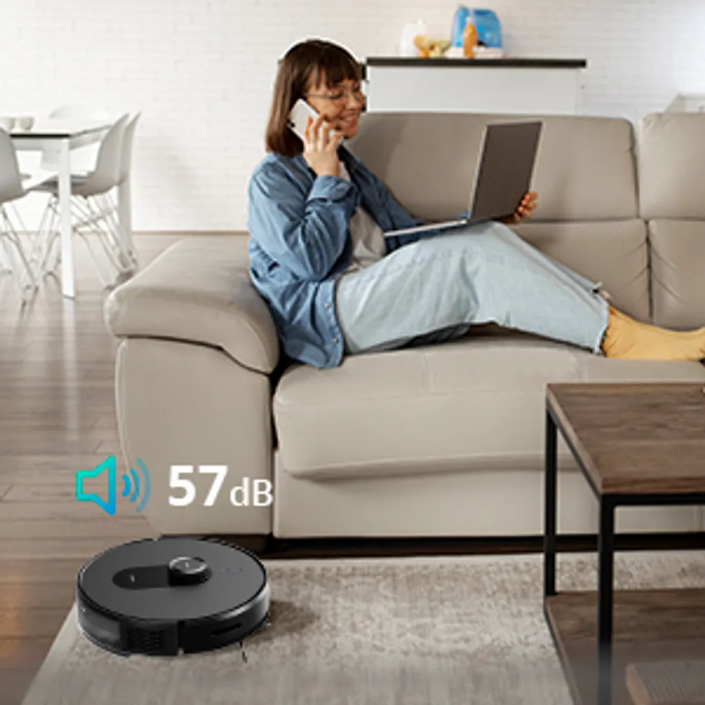 360 SMARTAI Botslab S8 Plus Staubsauger Roboter Mit Absaugstation 4L, 2700Pa Saugroboter Mit Wischfunktion Lasernavigation,Kartierung Mehrerer Etagen 18 360 SMARTAI Botslab S8 Plus Staubsauger Roboter Mit Absaugstation 4L, 2700Pa Saugroboter Mit Wischfunktion Lasernavigation,Kartierung Mehrerer Etagen – Bild 16