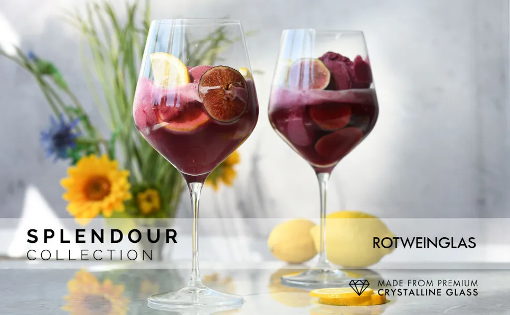 KROSNO Splendour Große Burgunder Rot-Weingläser, 6er-Set, 860 Ml 15 KROSNO Splendour Große Burgunder Rot-Weingläser, 6er-Set, 860 Ml – Bild 13