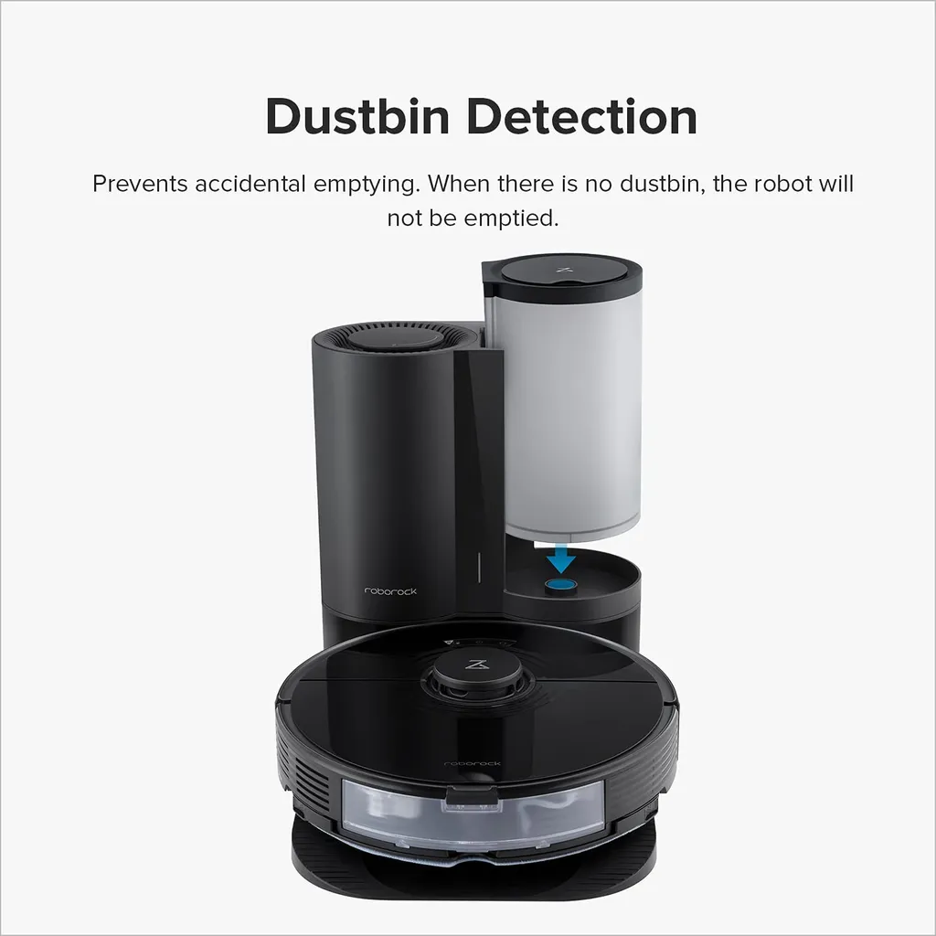 Roborock Auto-Empty Dock Für Roborock S7, S7 MaxV Staubsauger Roboter, Automatic Dust Collection, 3L Dust Bag, App-Control Schwarz 8 Roborock Auto-Empty Dock Für Roborock S7, S7 MaxV Staubsauger Roboter, Automatic Dust Collection, 3L Dust Bag, App-Control Schwarz – Bild 6