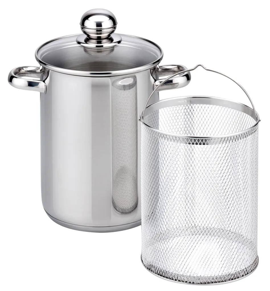 GSW Spargel- Und Spaghettitopf 16 Cm Mit Glasdeckel, 643160, Edelstahl Rostfrei, Ca. 4,2 L 6 GSW Spargel- Und Spaghettitopf 16 Cm Mit Glasdeckel, 643160, Edelstahl Rostfrei, Ca. 4,2 L – Bild 4