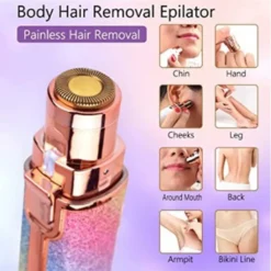 Tragbarer 2 In 1 Elektro Epilierer,Augenbrauenschneider, Weiblicher Körper,Haarentfernung, Frauen,Schmerzloser Rasierer (A) -Kaufland Verkäufe b333f7bcf8c89ee39b344bedd72110fc