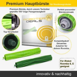 Hauptbürste (2 Stück) Doppelbürste Für IRobot Roomba S9 Und S9 Plus -Kaufland Verkäufe b336883cff287371914d05c59544ba54
